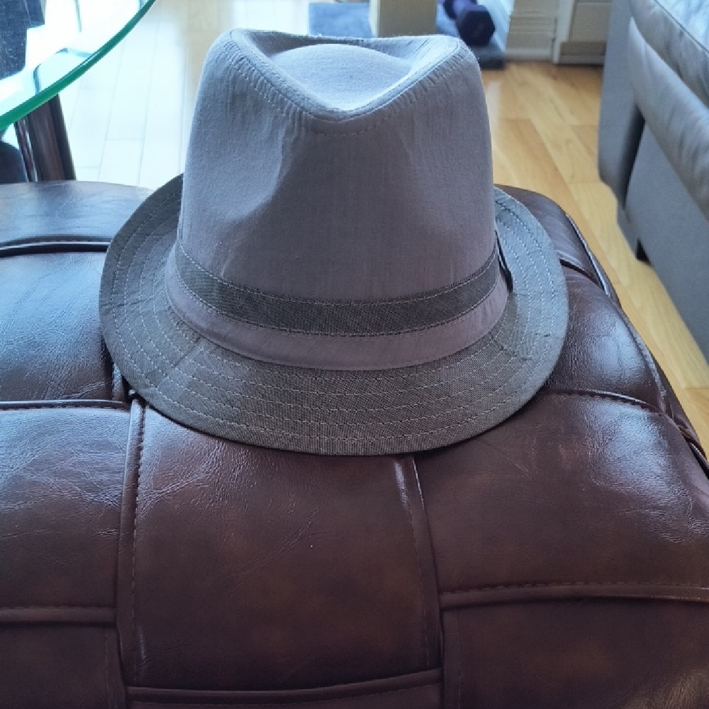 Stylish Gray Fedora Hat